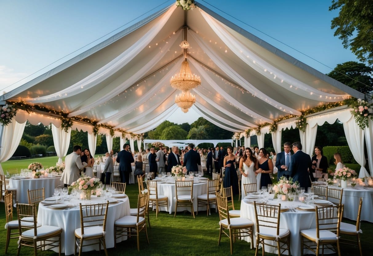 Gode grunde til at vælge et stort telt til bryllupsfesten